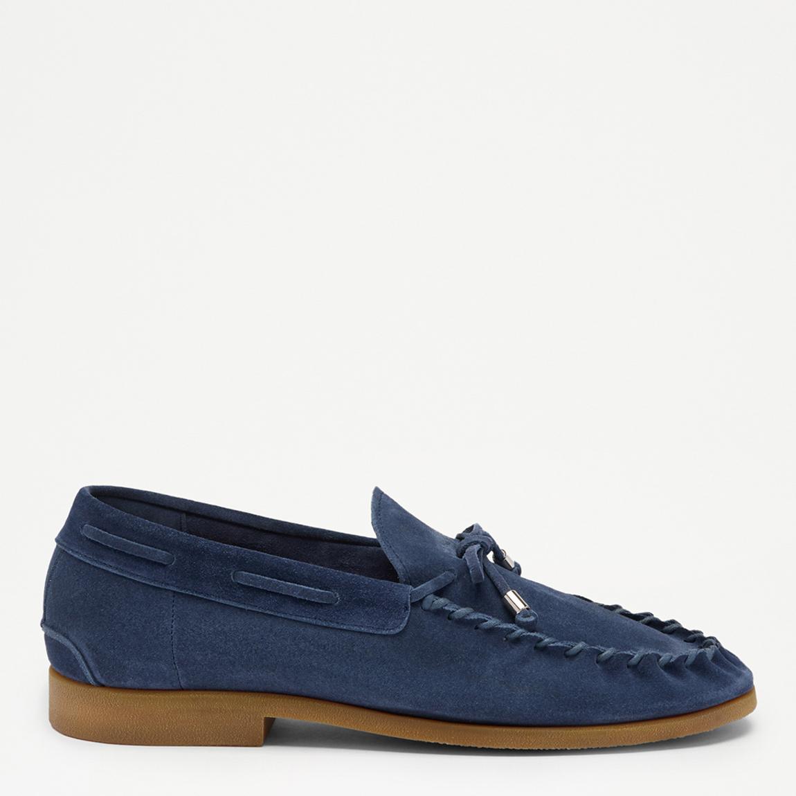 Men's Navy Morthen Suede Loafer main product photo