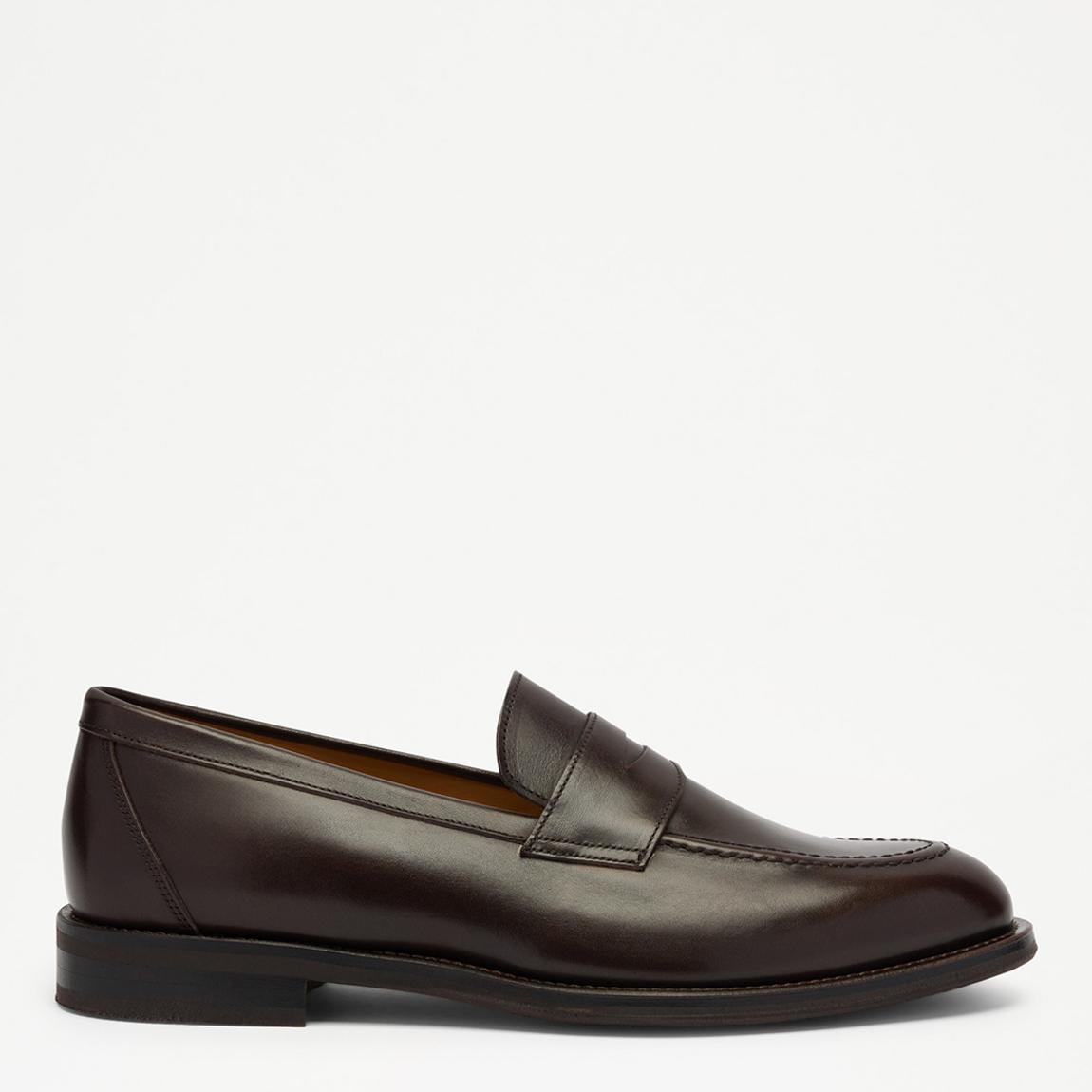 Men's Brown Davis Leather Loafer main product photo