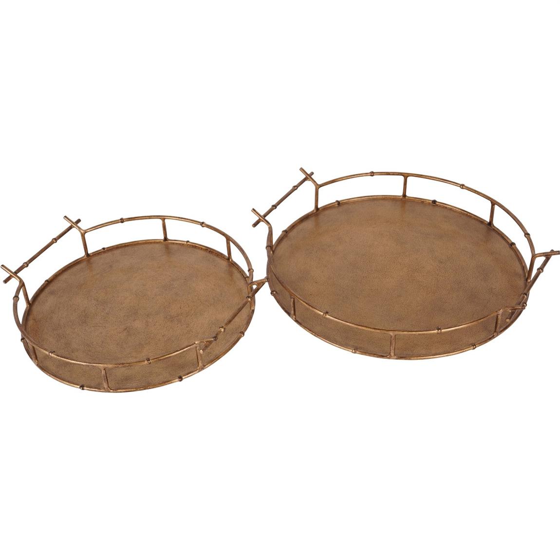 Laura Ashley Astaire Bamboo Tray Set Of 2 Mini and Small main product photo