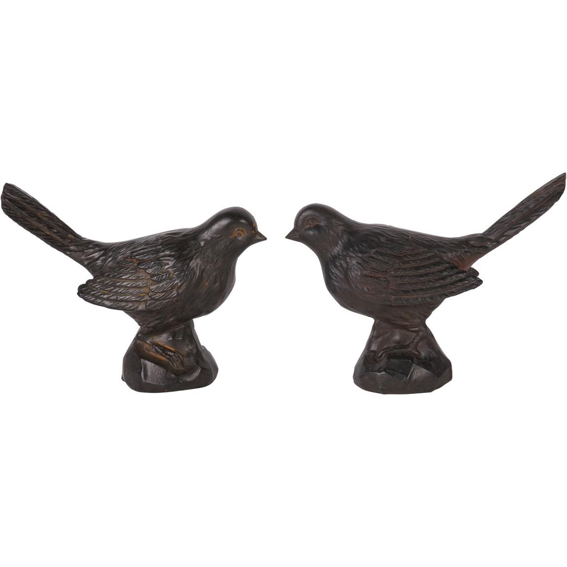 Laura Ashley Set of 2 Resin Sitting Bird main product photo