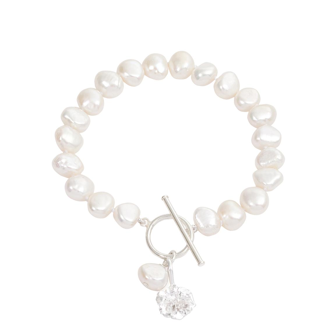 Vita Pearl Bracelet & Silver Cherry Blossom main product photo
