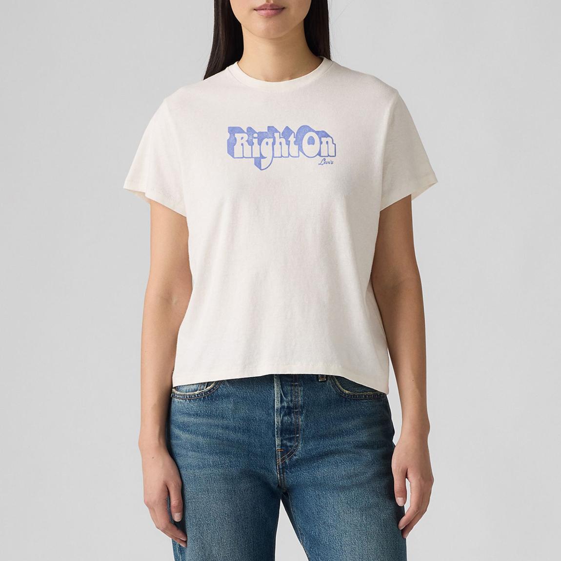 GRAPHIC CLASSIC TEE RIGHT ON EGRET GRAPH main product photo