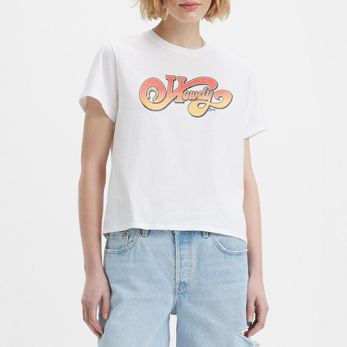 GRAPHIC CLASSIC TEE GROOVY HOWDY BRIGHT main product photo