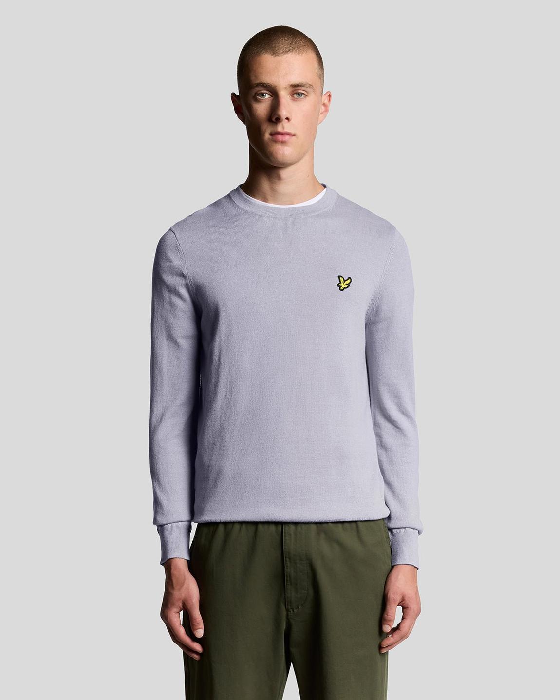 Cotton Merino Crew Neck Jumper main product photo