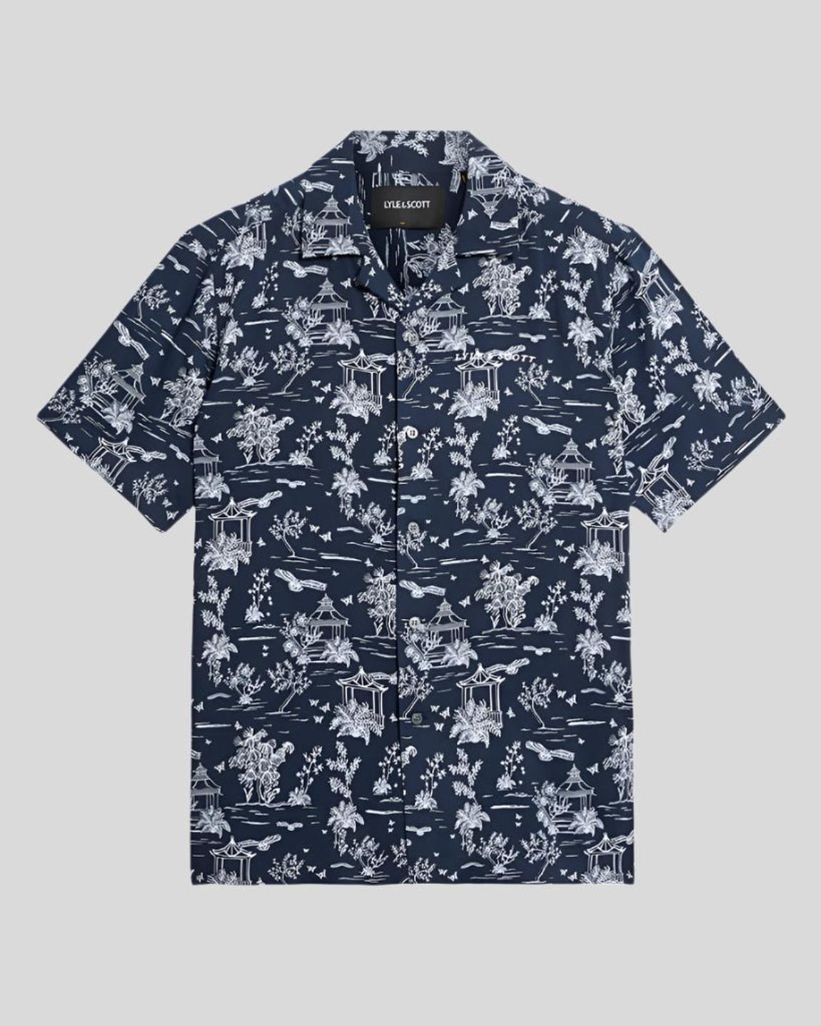 Botanical Garden Print Resort Shirt main product photo