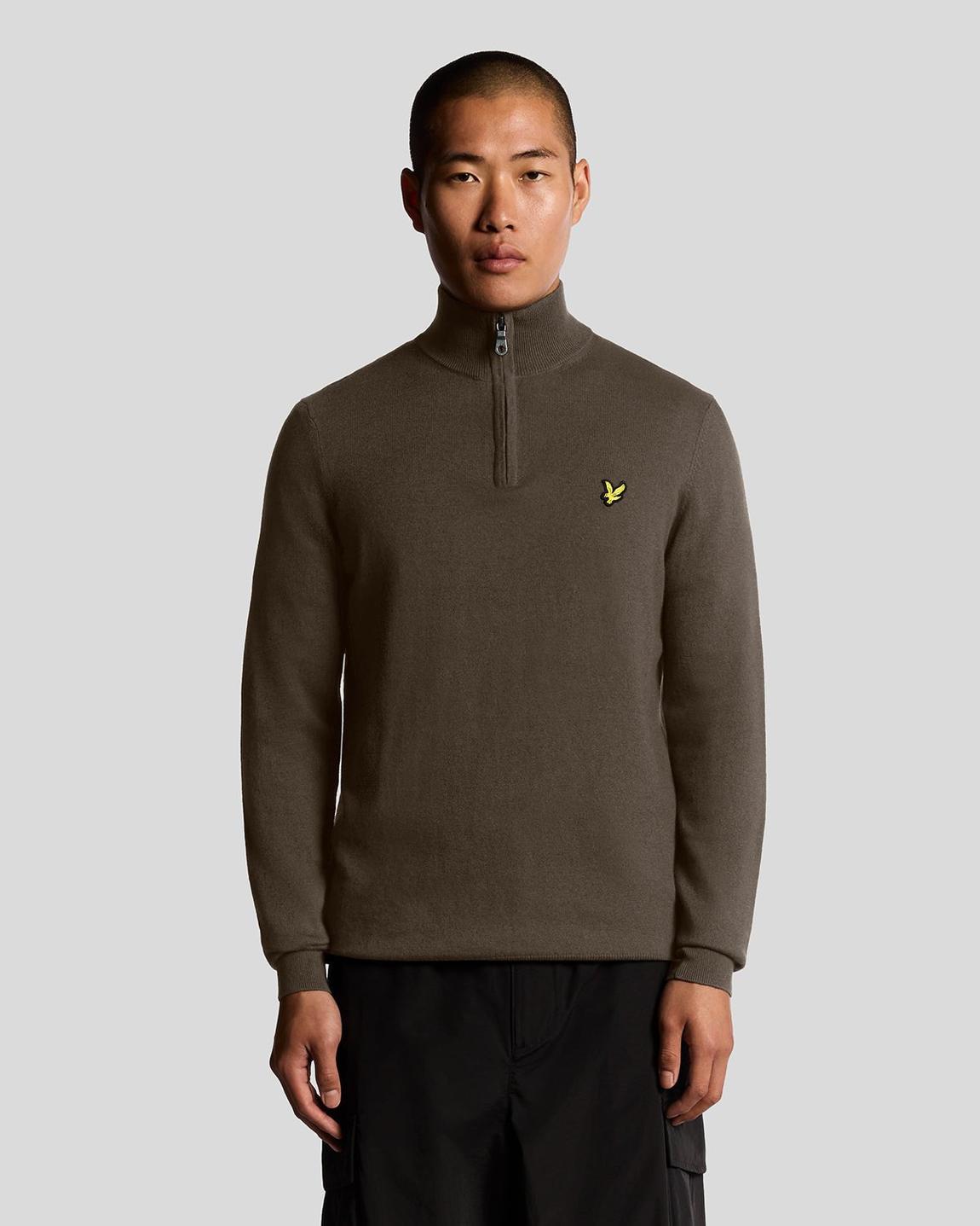 Cotton Merino 1/4 Zip Jumper main product photo
