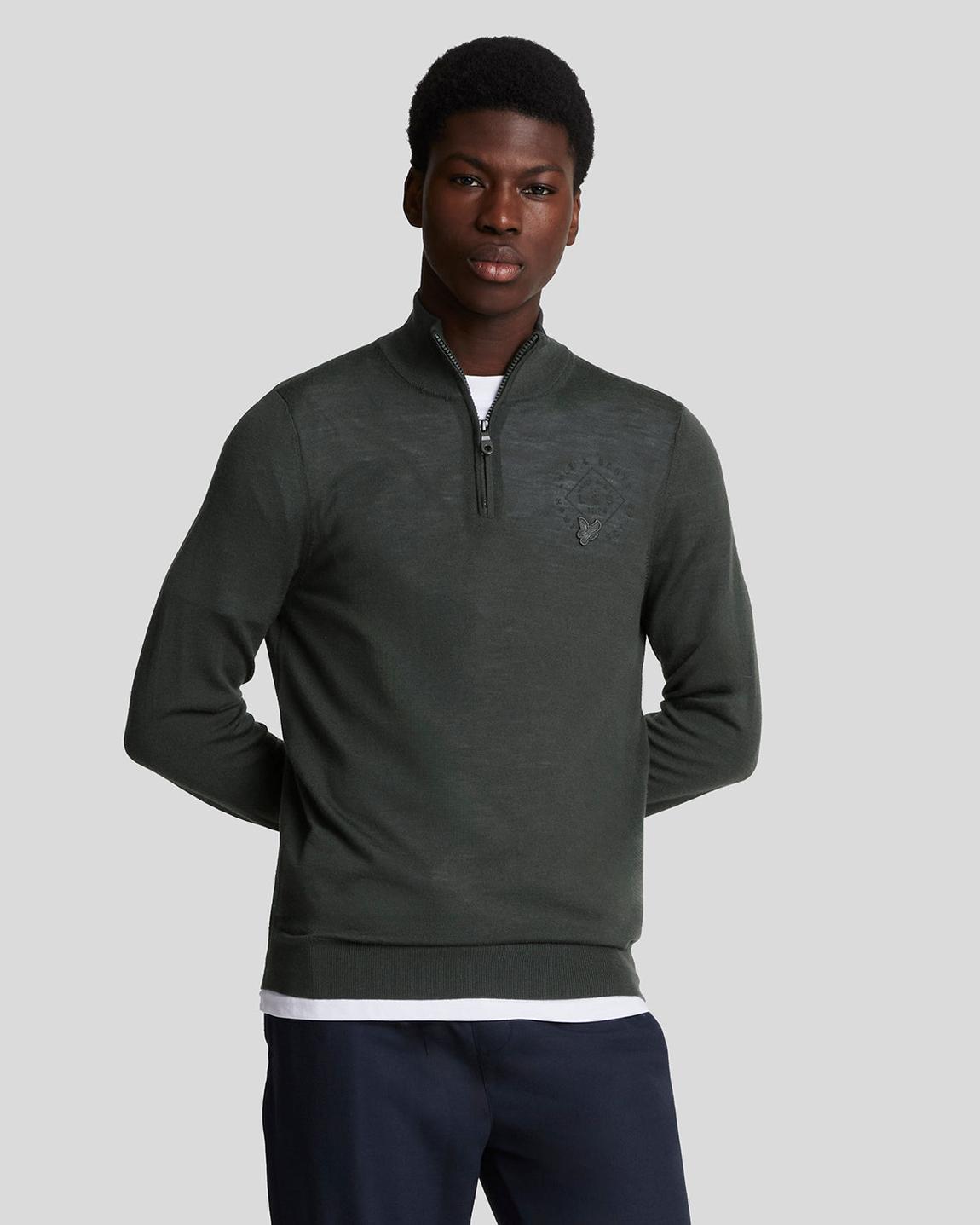 Merino Wool 1/4 Zip Jumper main product photo