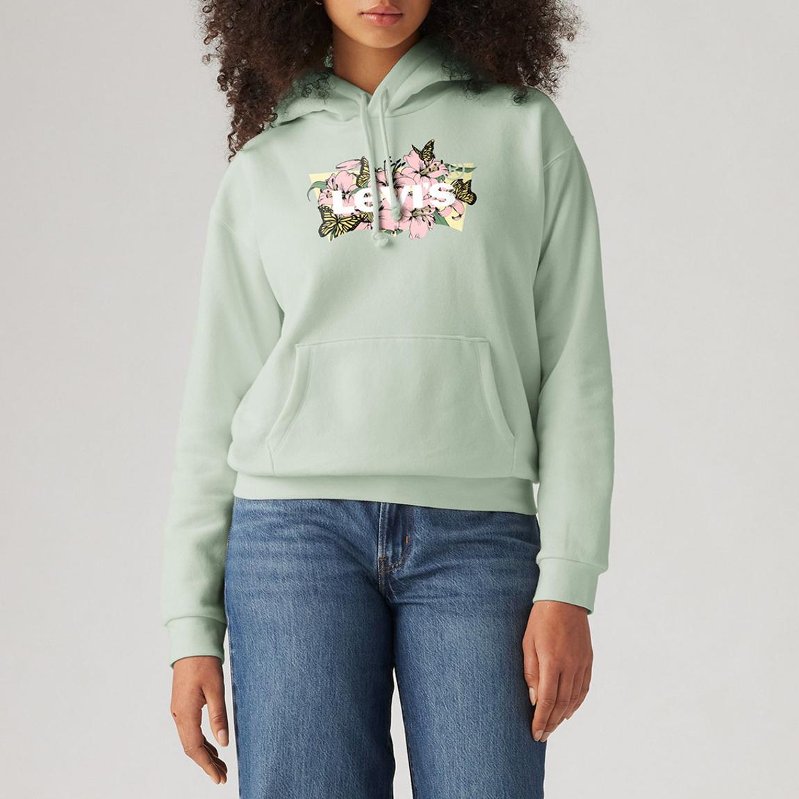 GRAPHIC EVERYDAY HOODIE HOODIE LILLIES A main product photo