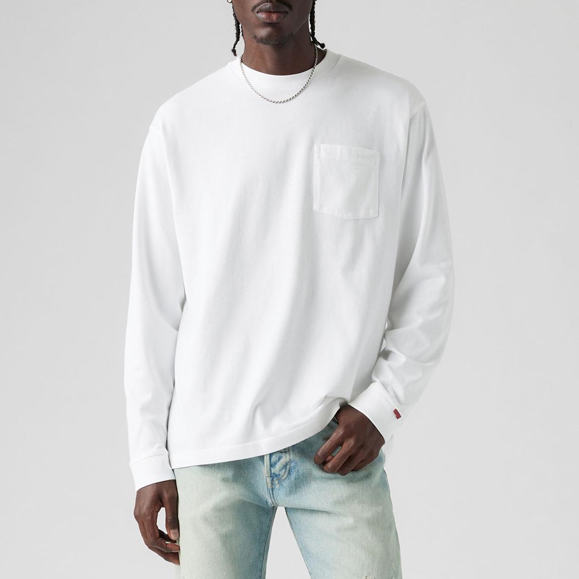 LS AUTHENTIC PKT TEE WHITE main product photo