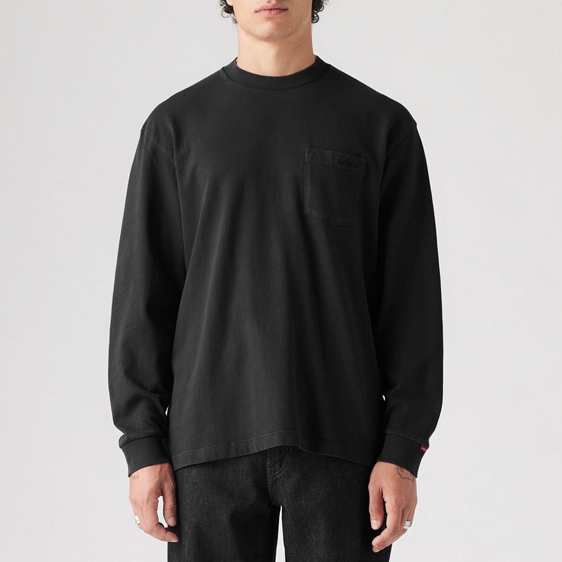 LS AUTHENTIC PKT TEE MINERAL BLACK GARME main product photo