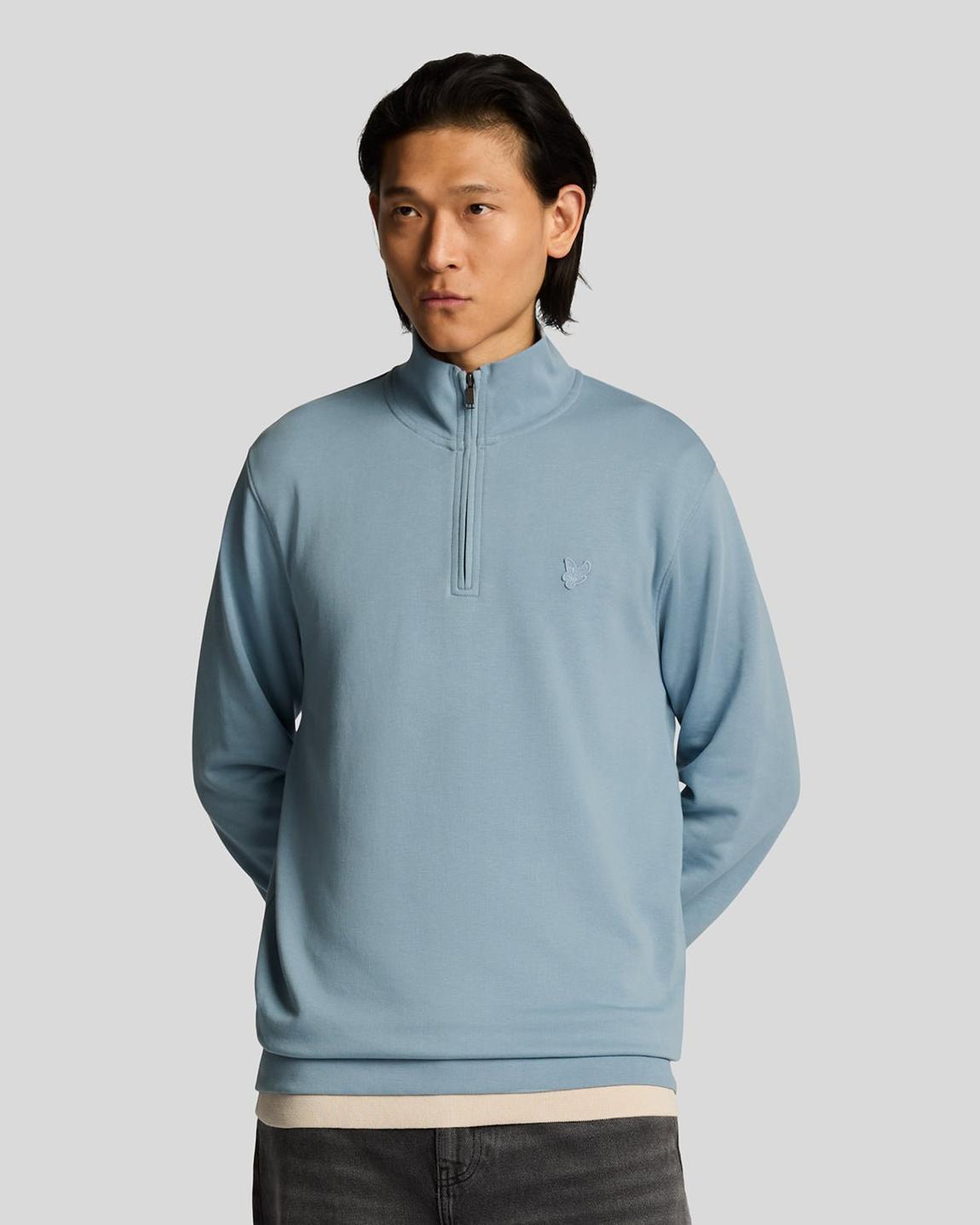 Superfine Cotton 1/4 Zip Sweatshirt main product photo