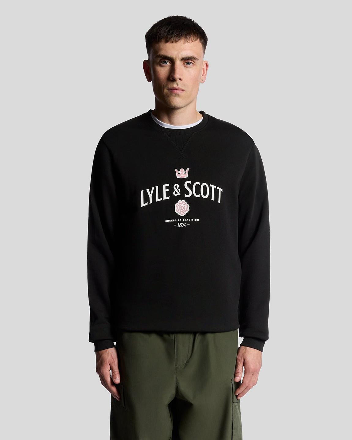 Cheers Graphic Crew Neck Sweatshirt main product photo