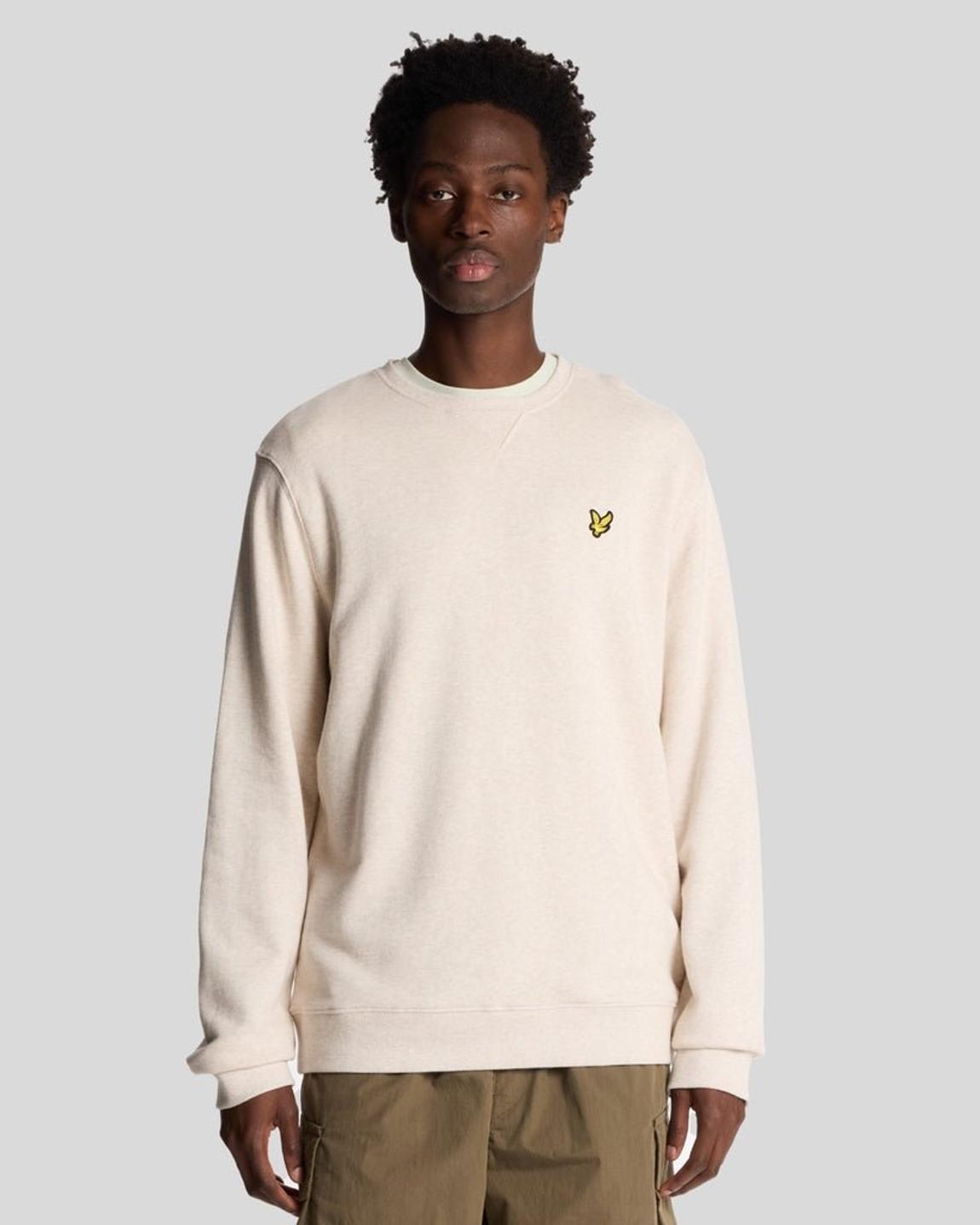 Heathered Crew Neck Sweatshirt main product photo