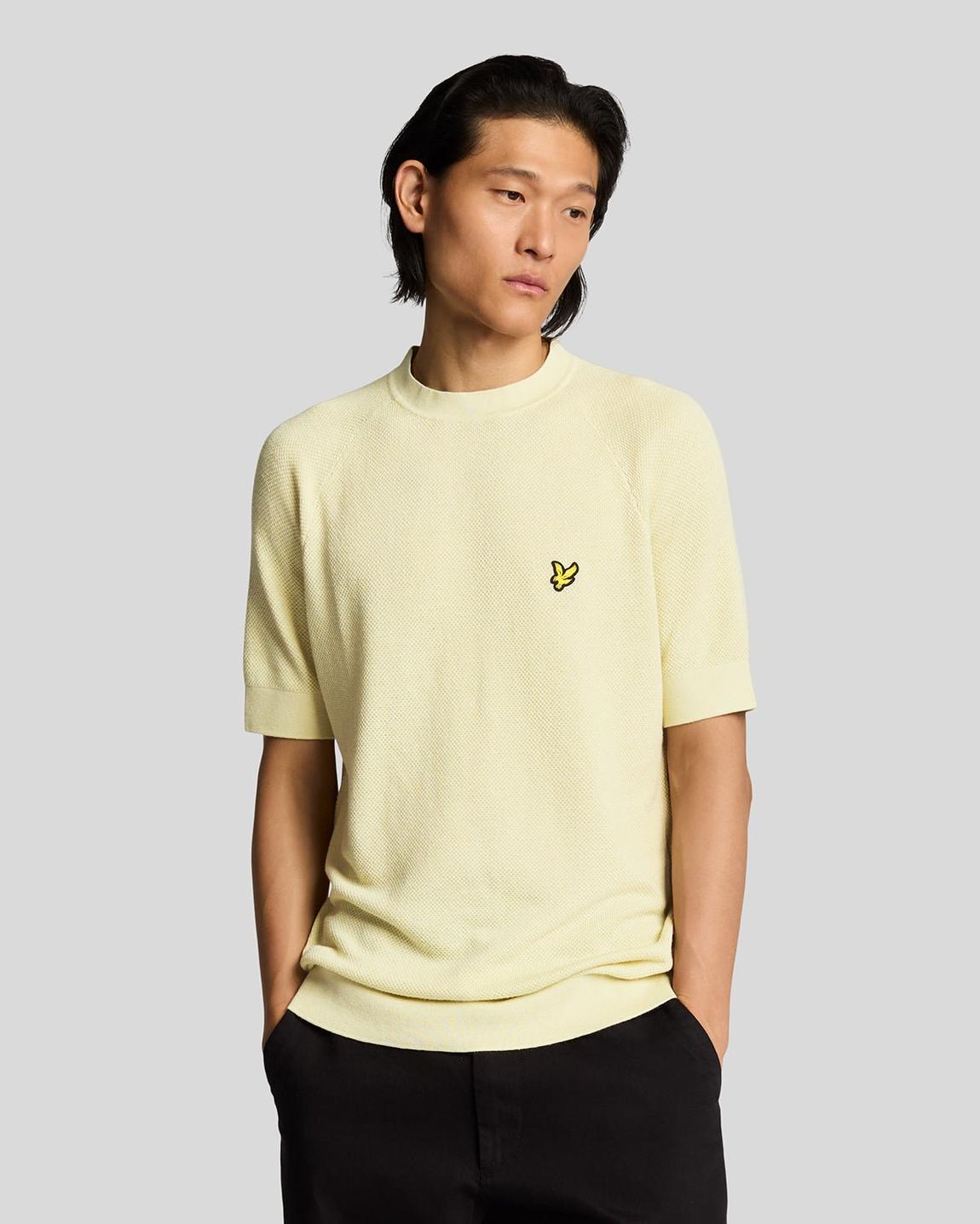 Linen Blend Knitted T-Shirt main product photo