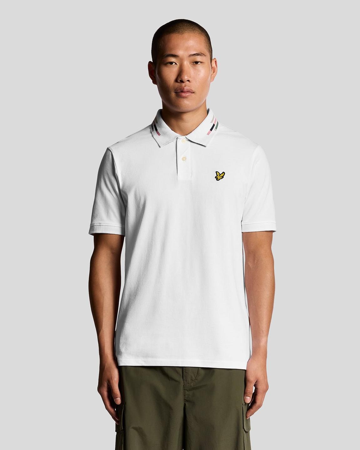 Striped Tipped Polo Shirt main product photo