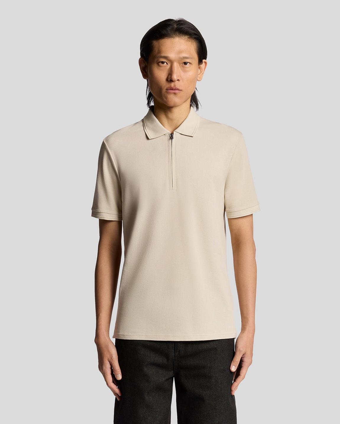 Ottoman Half Zip Polo Shirt main product photo