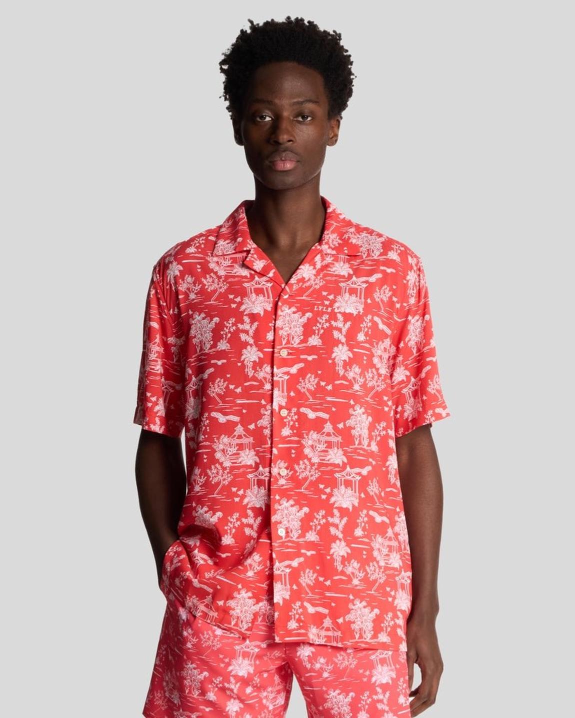 Botanical Garden Print Resort Shirt main product photo