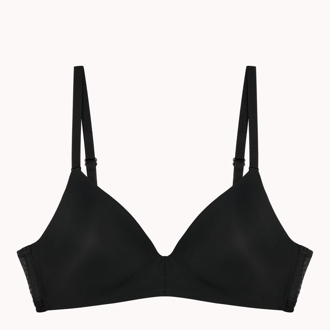 Black Romane Triangle Bra main product photo