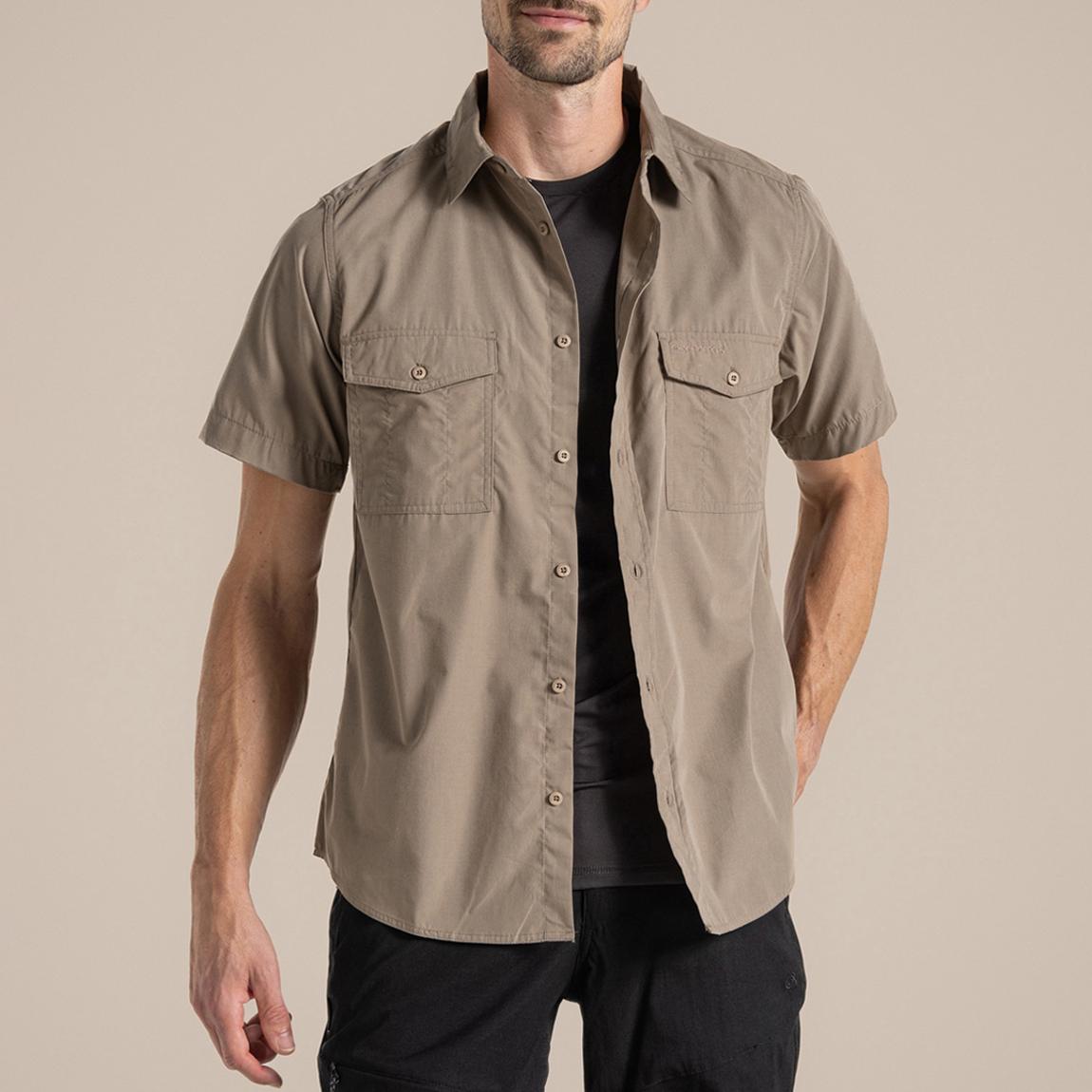 Stone Kiwi Short Sleeve Cotton Blend Shirt main product photo
