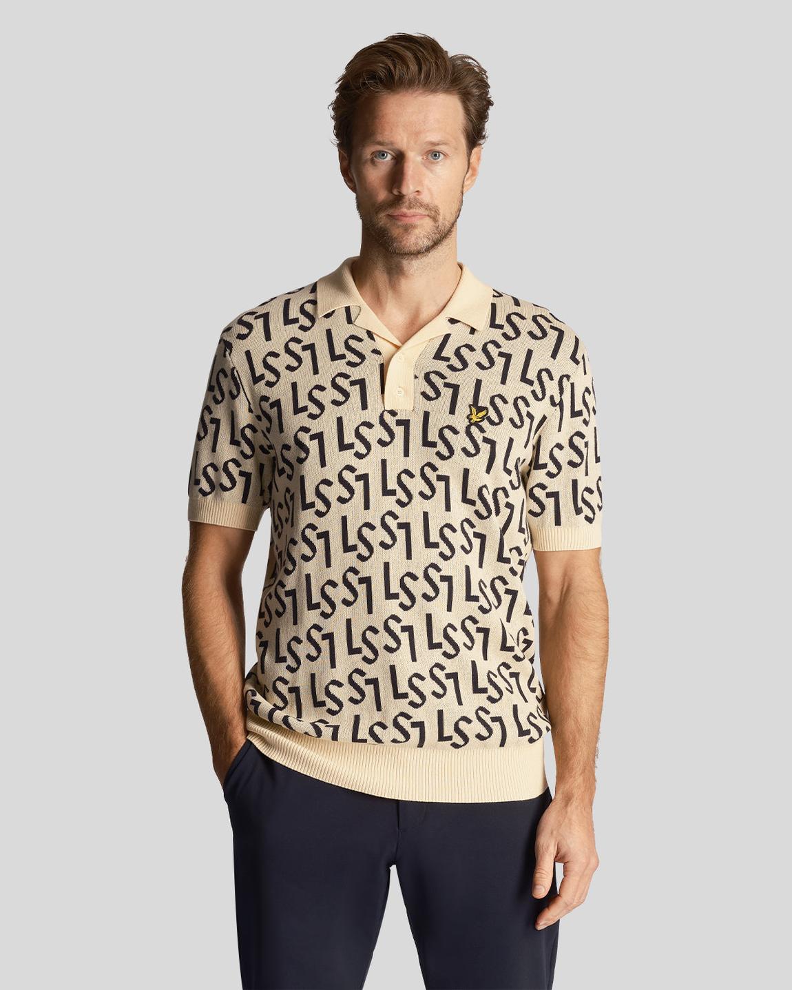 Golf Monogram Knitted Polo Shirt main product photo