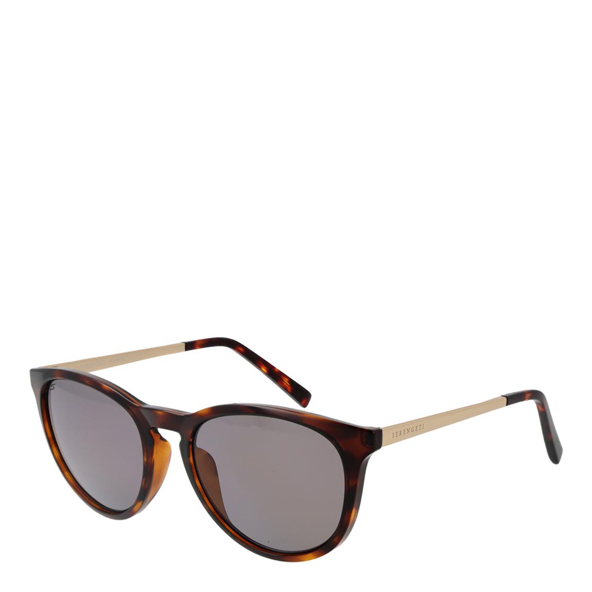 Unisex Havana Frame / Grey Lens Serengeti Sunglasses 54mm main product photo