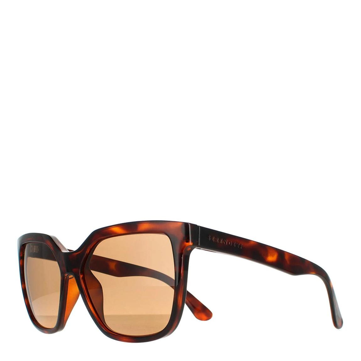 Men's Havana frame / Brown Lens Serengeti Sunglasses 56mm main product photo