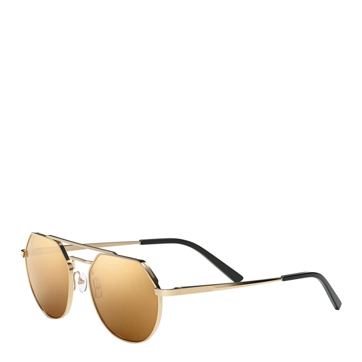 Men's Gold Frame / Gold Lens Serengeti Sunglasses 56mm main product photo