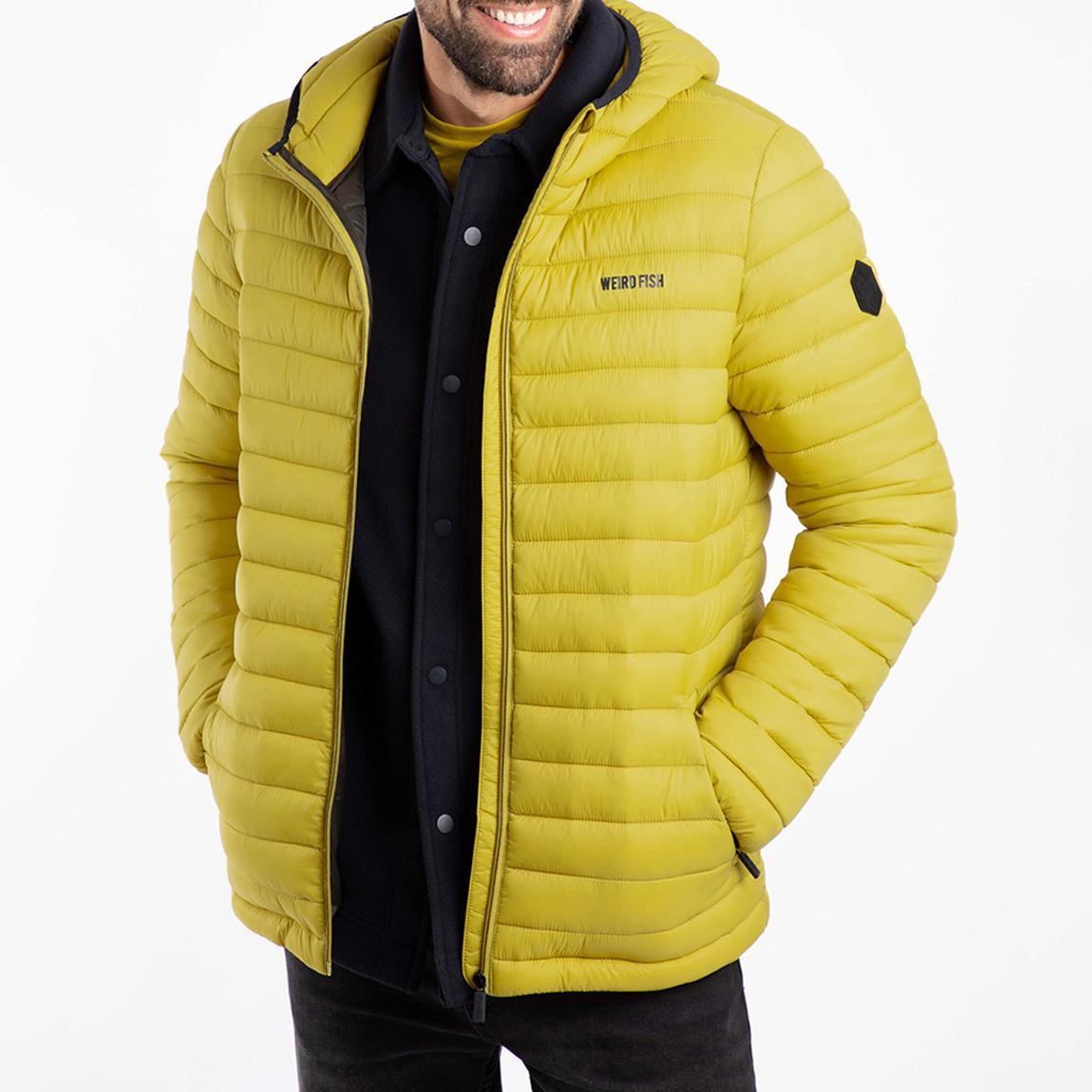 Yellow Flete Lightweight Showerproof Padded Jacket main product photo