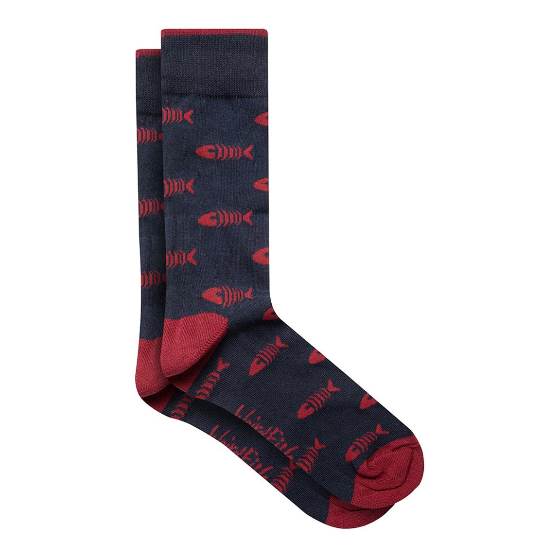 Navy Ronan Branded Bones 3 Pack Socks main product photo
