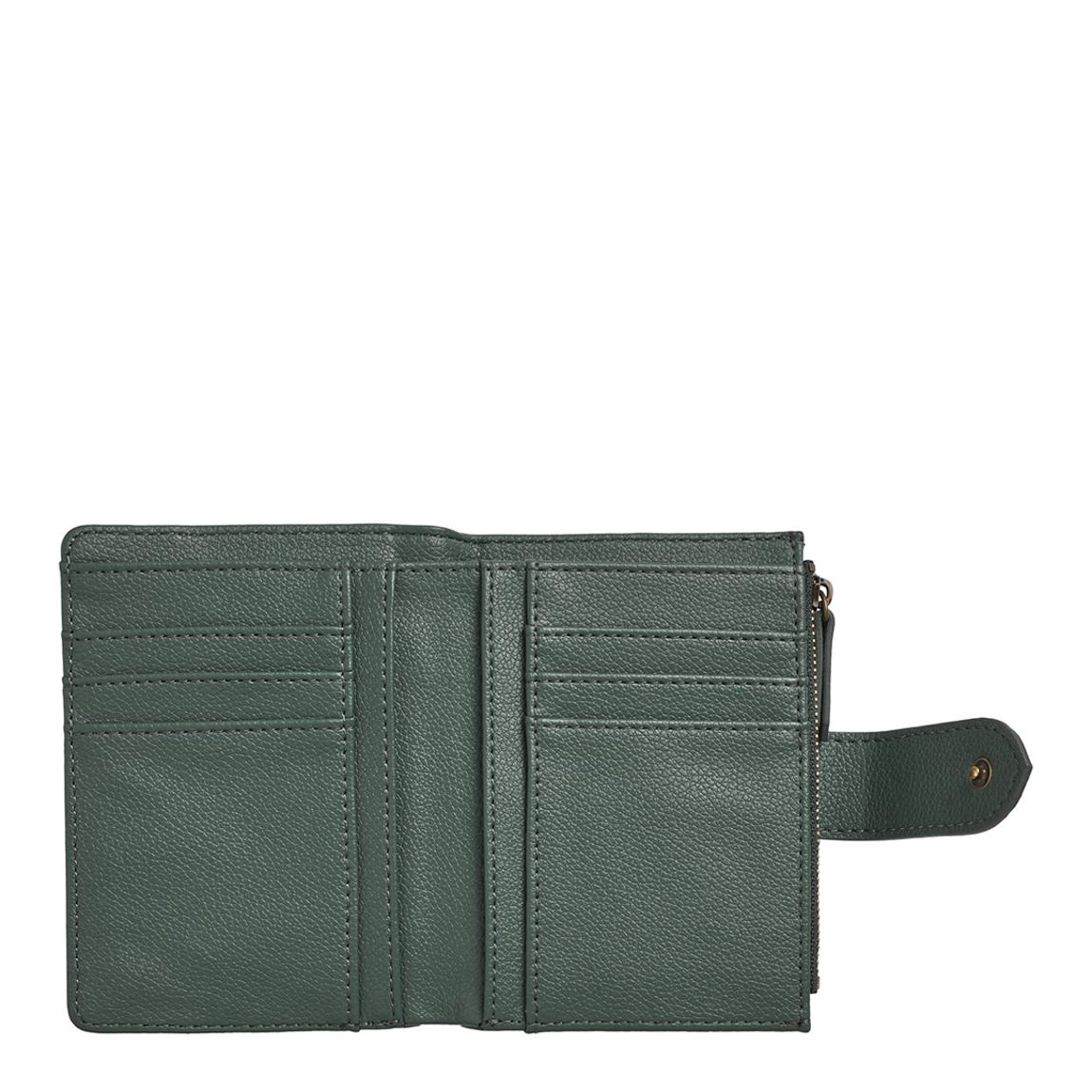 Green Tabytha Plain Faux Leather Coin Purse main product photo