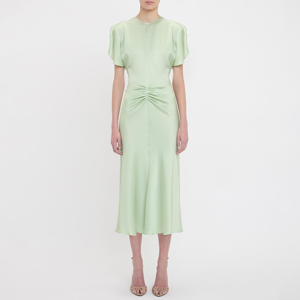 Jade Gathered Waist Midi Dress main product photo