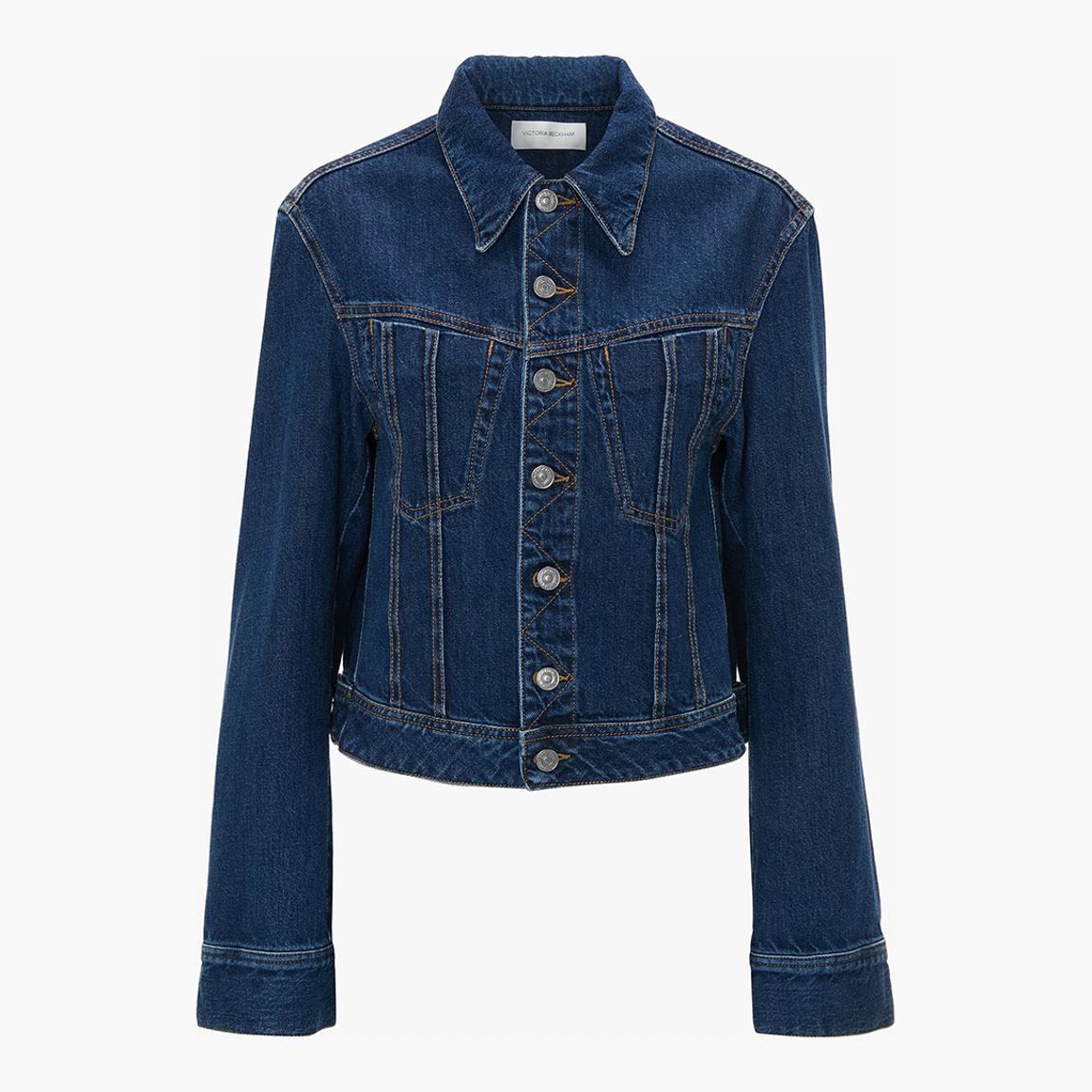 Deep Blue Stonewash Denim Jacket  main product photo