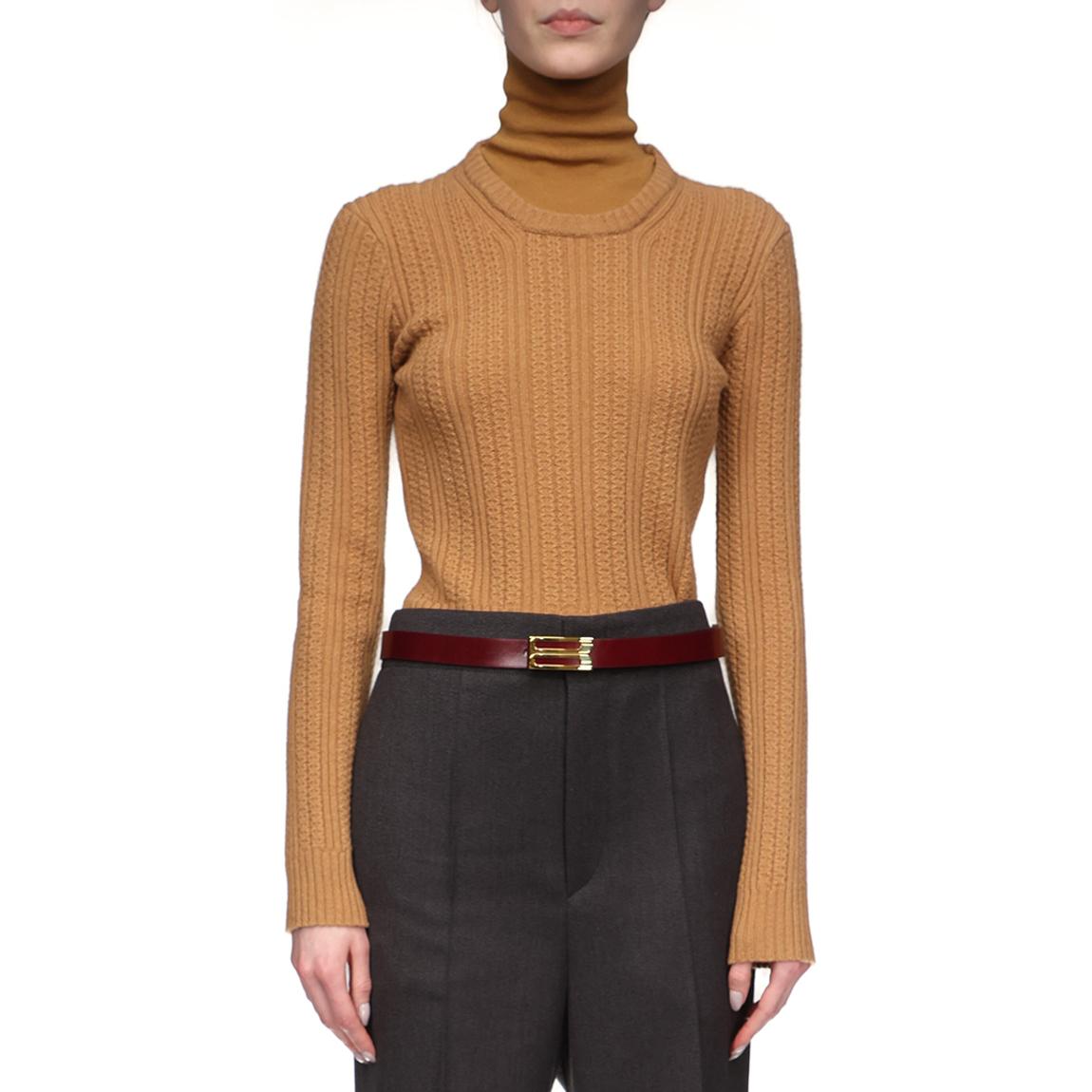 Camel Wool Double Layer Jumper  main product photo