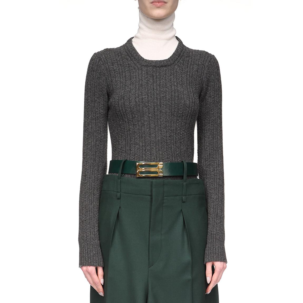Charcoal Wool Double Layer Jumper  main product photo
