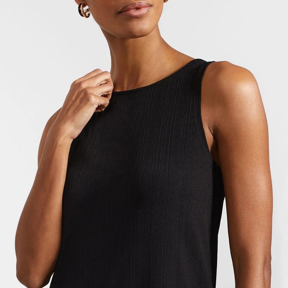 Black Avery Tunic Top main product photo