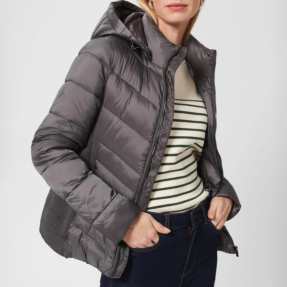 Grey Ashlyn Puffer Coat main product photo