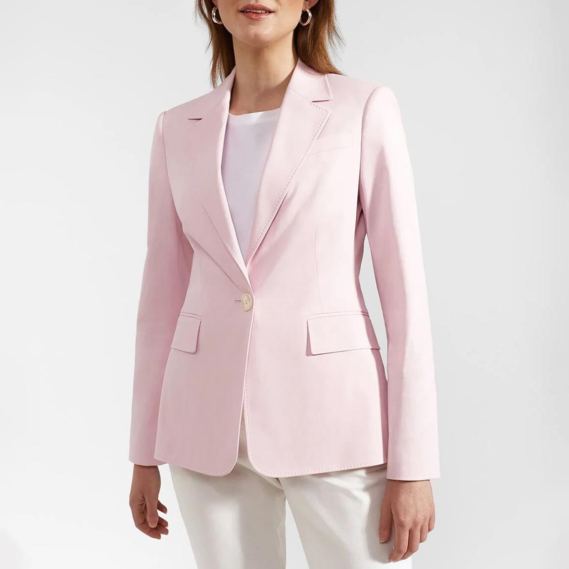 Pink Blake Cotton Blazer main product photo