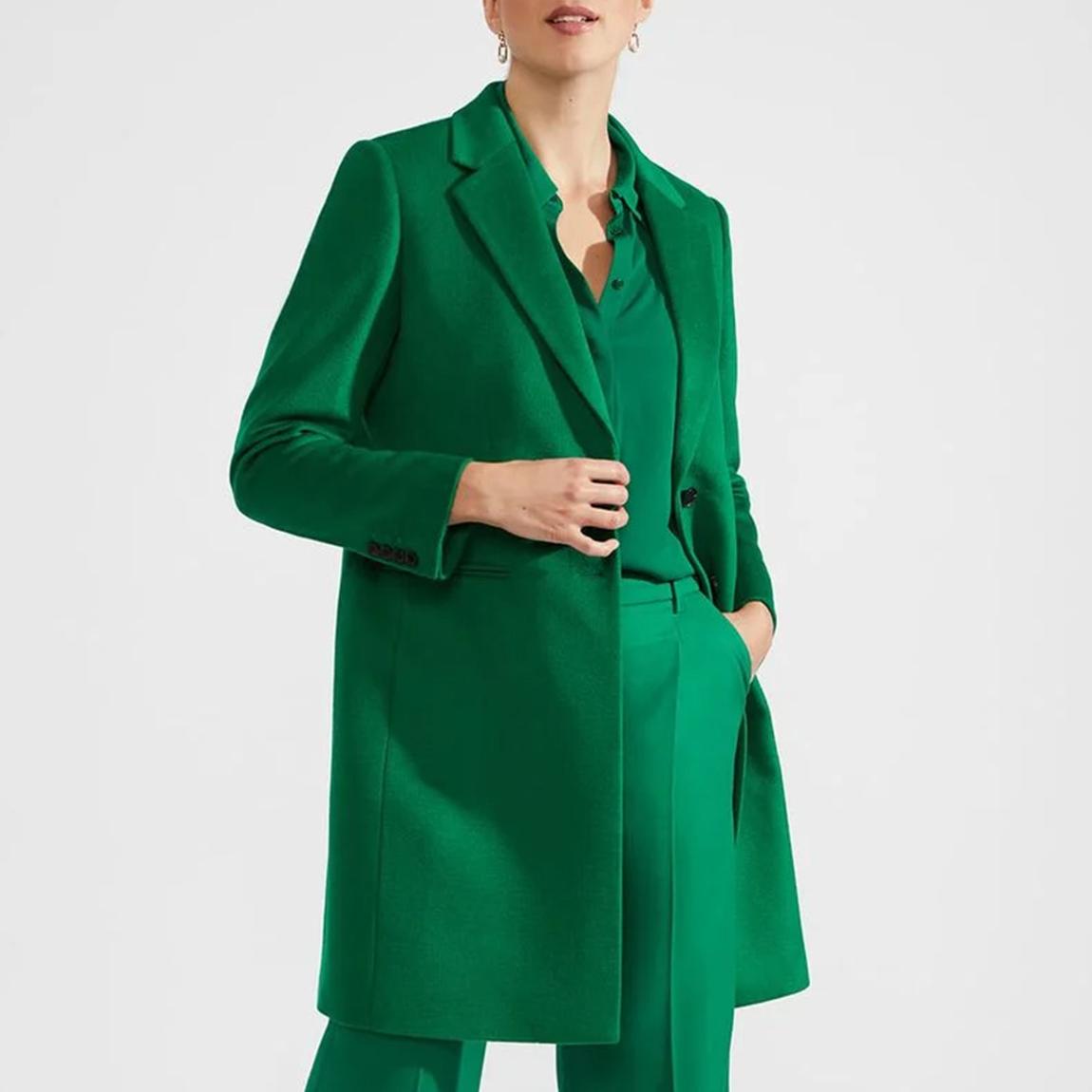 Green Tilda Wool Coat main product photo