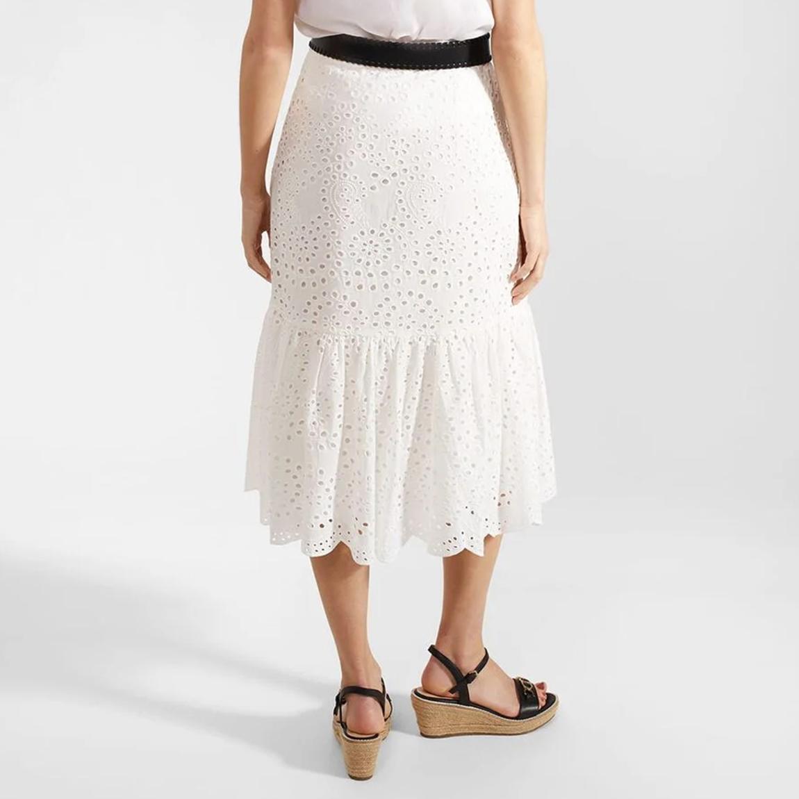 White Jemma Skirt main product photo