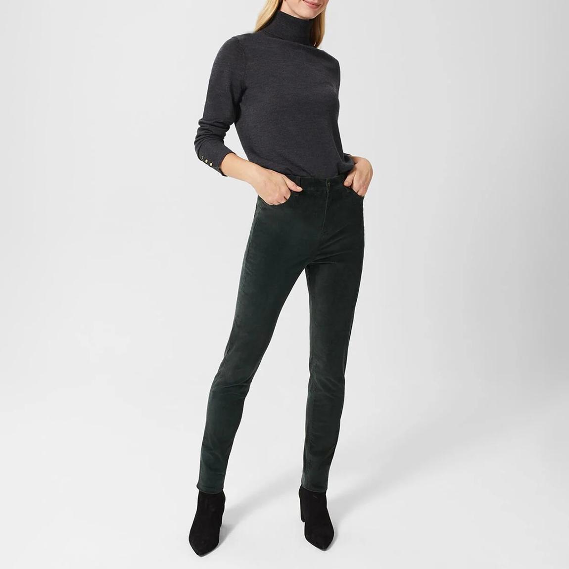 Black Gia Velvet Jean main product photo
