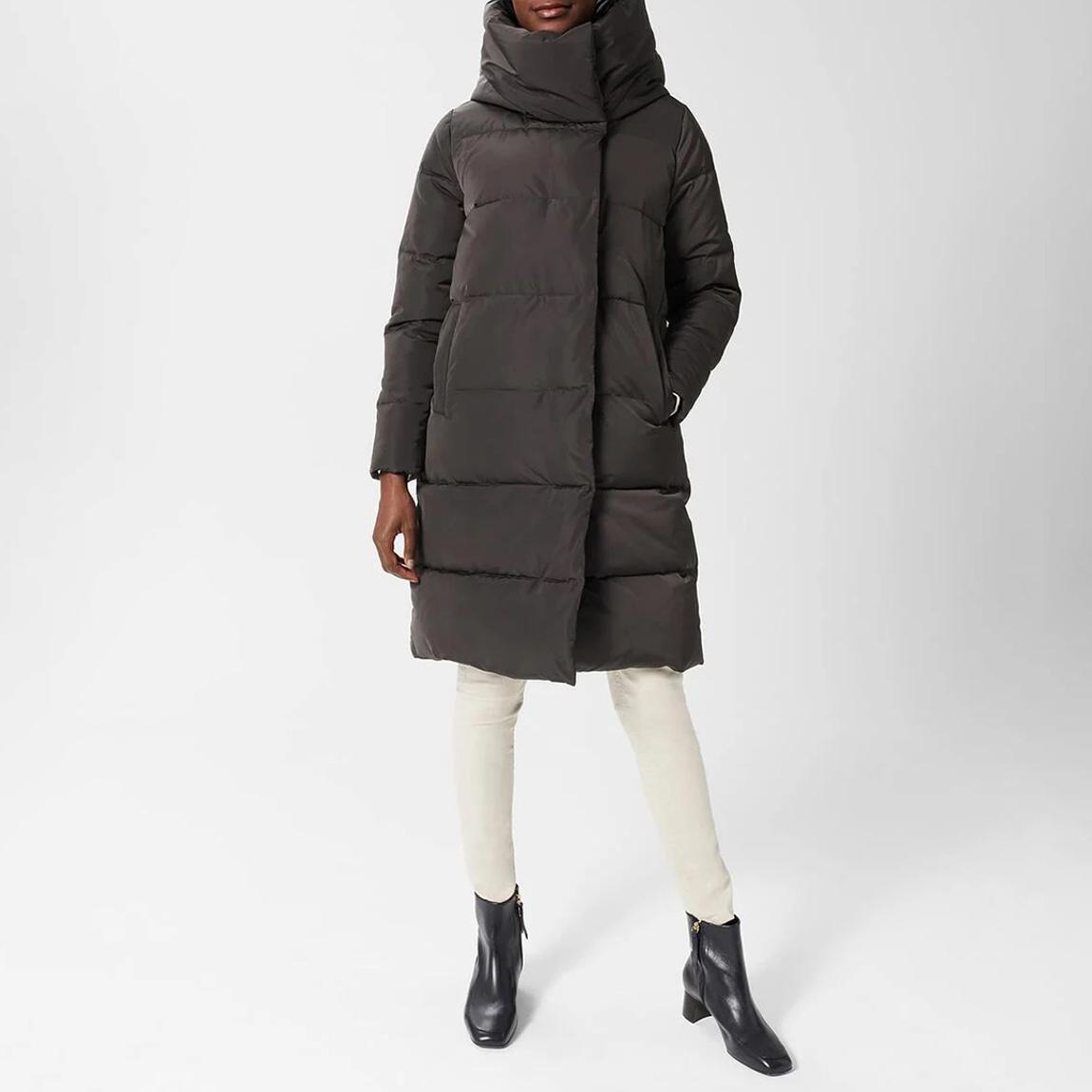 Grey Heather Puffer Coat main product photo