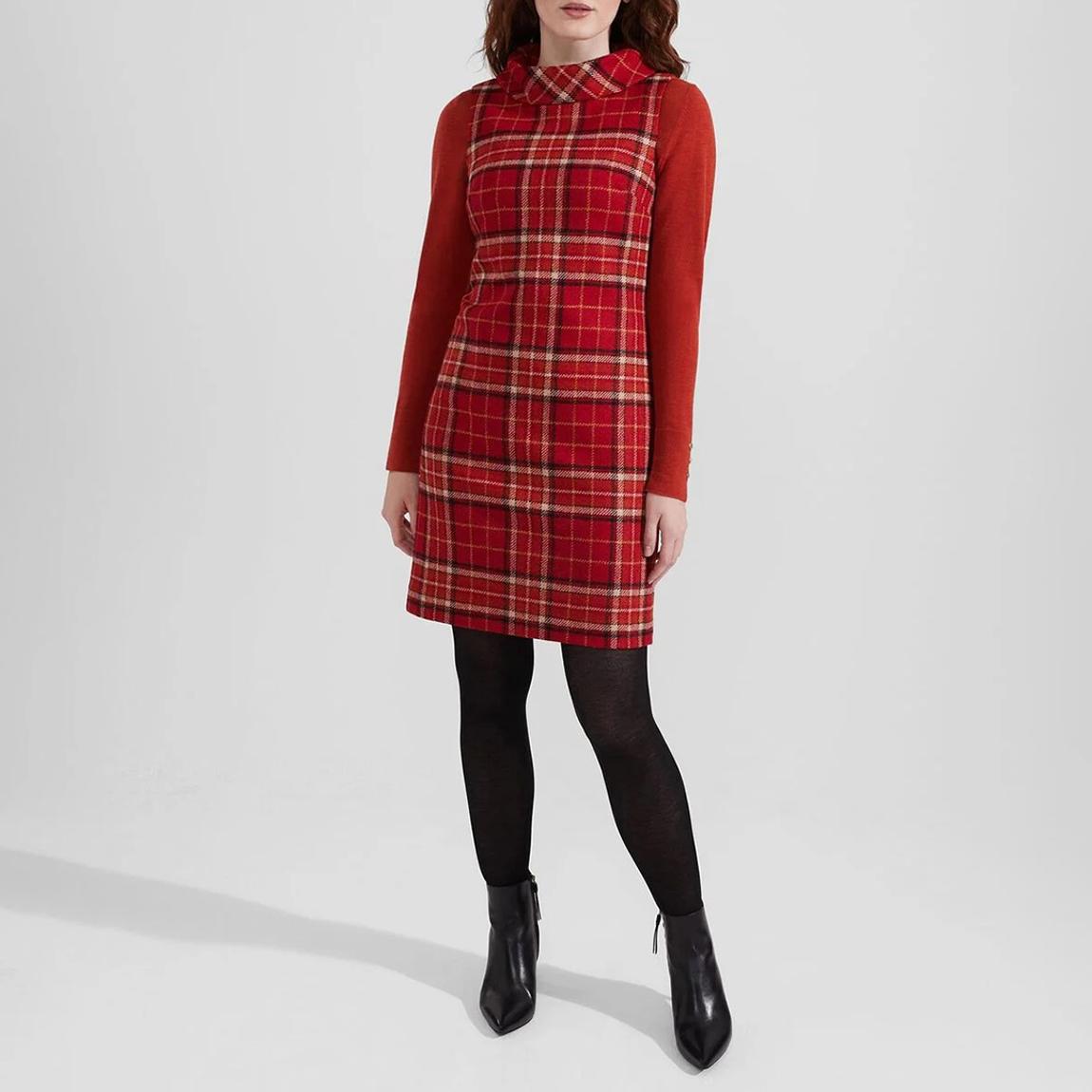 Red Wool Mila Dress main product photo