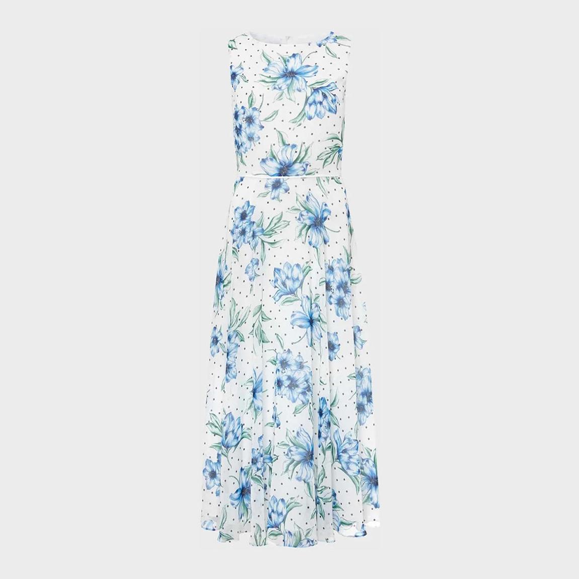 Blue Floral Carly Dress main product photo