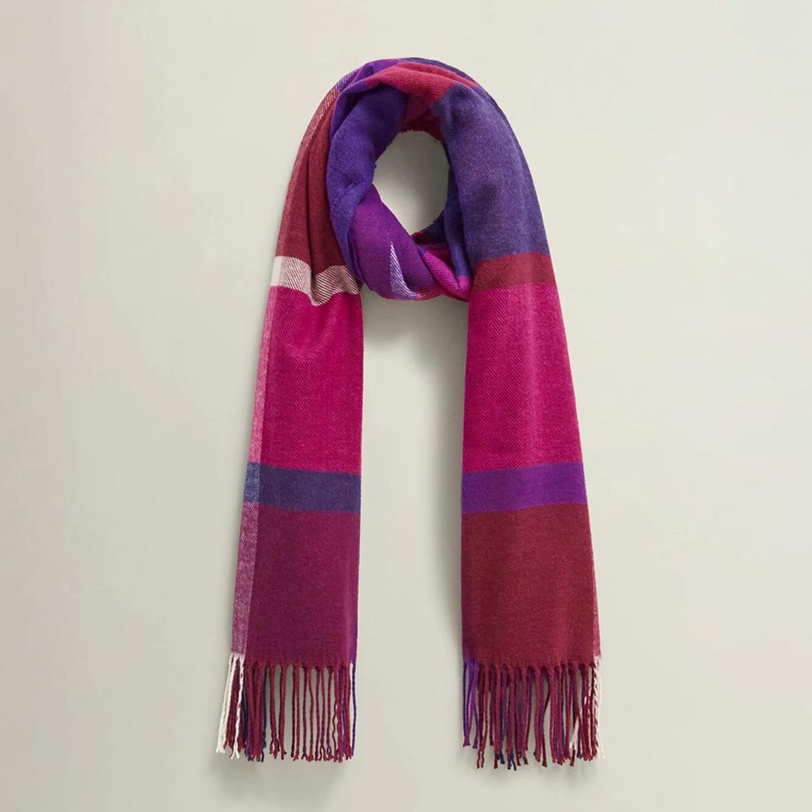 Purple Wool Blend Elsa Scarf main product photo