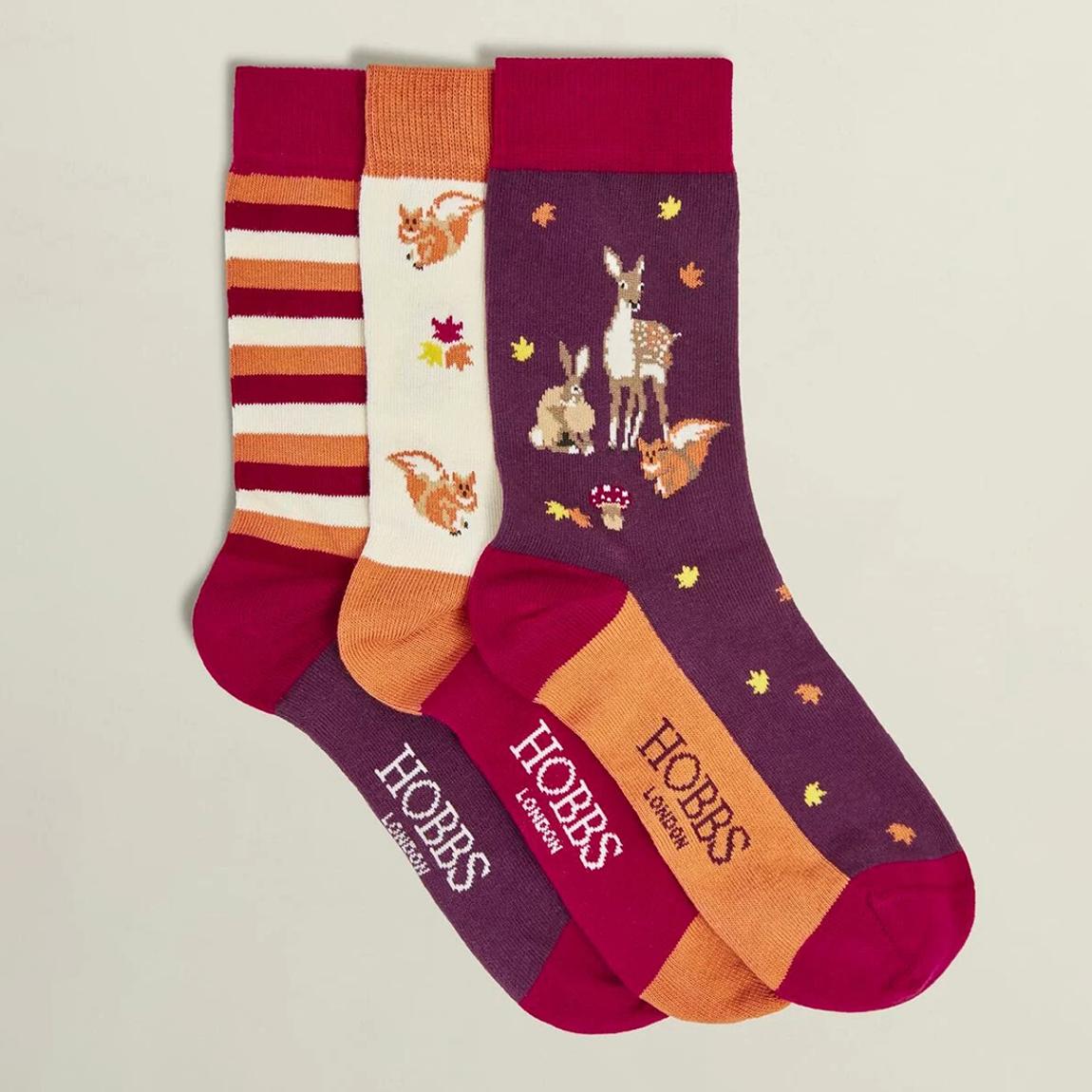 Multi  Woodland Sock Set main product photo