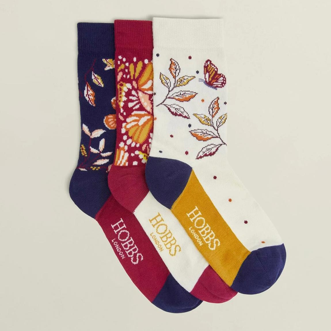 Multi Butterfly Sock Set main product photo