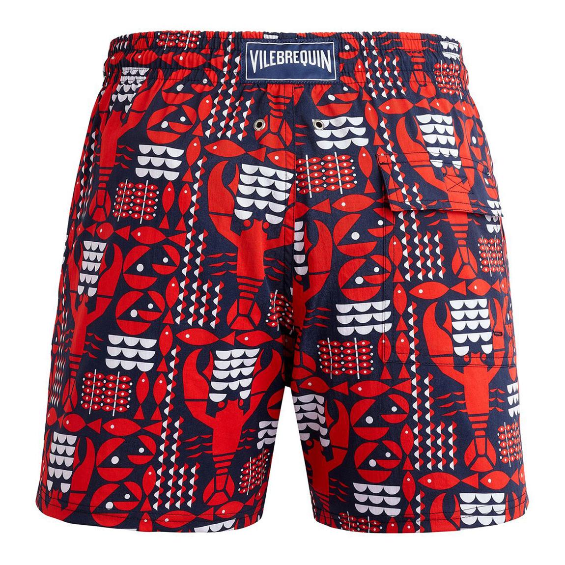 Vilebrequin Multi Moonrise Lobster-Print Swim Shorts - BrandAlley