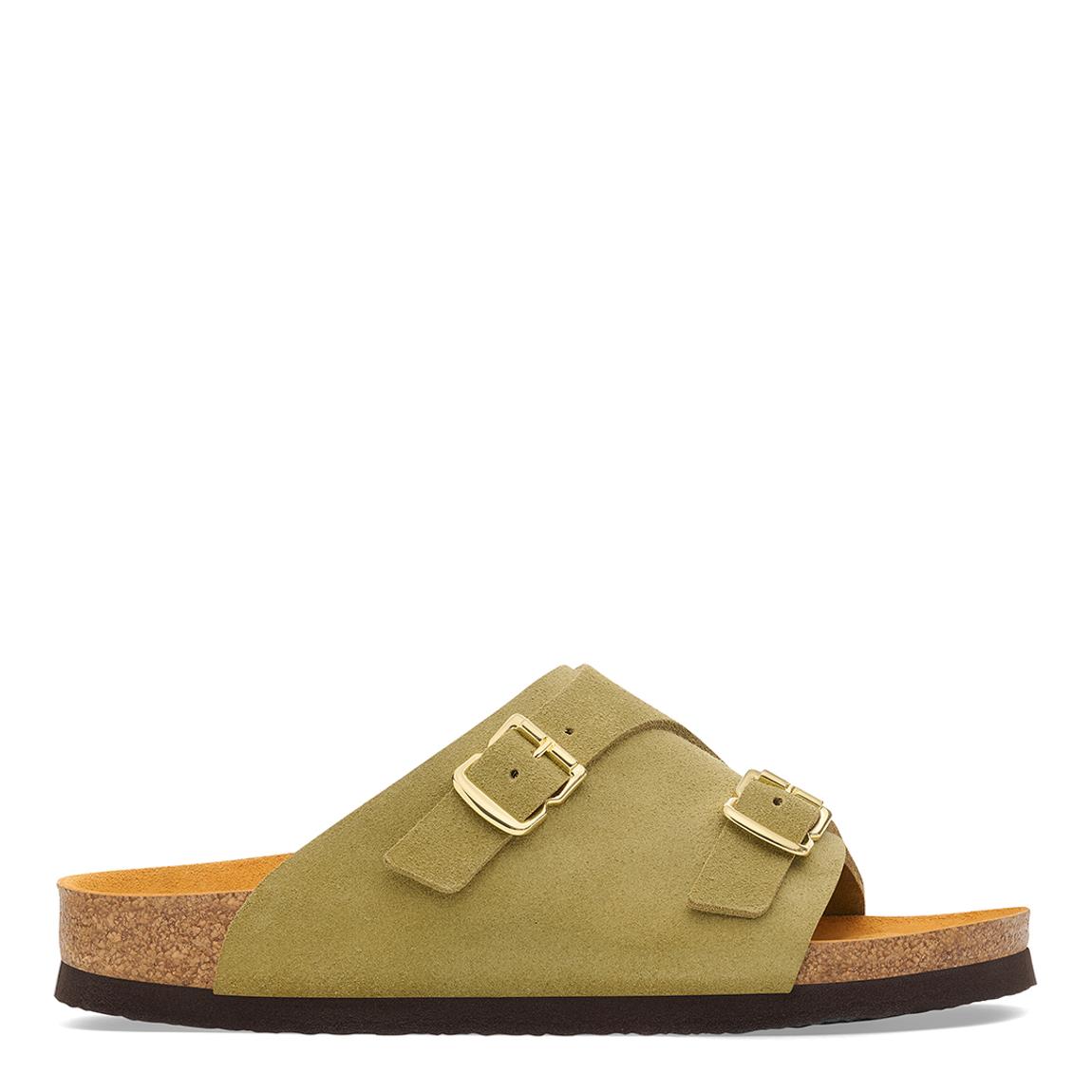 Birkenstock Womens Zürich 1964 Vl Hellgrün Narrow Sandal - BrandAlley