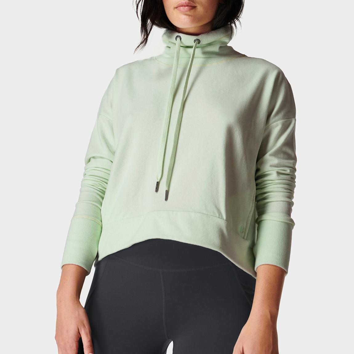 Glacier Green Harmonise Luxe Fleece Sweatshirt main product photo