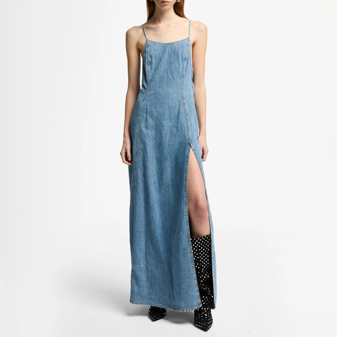 blue hoco dresses Light Blue Short Homecoming Dress with Beads Dusty Blue / 2 main image 1